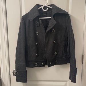 Express wool jacket - charcoal gray